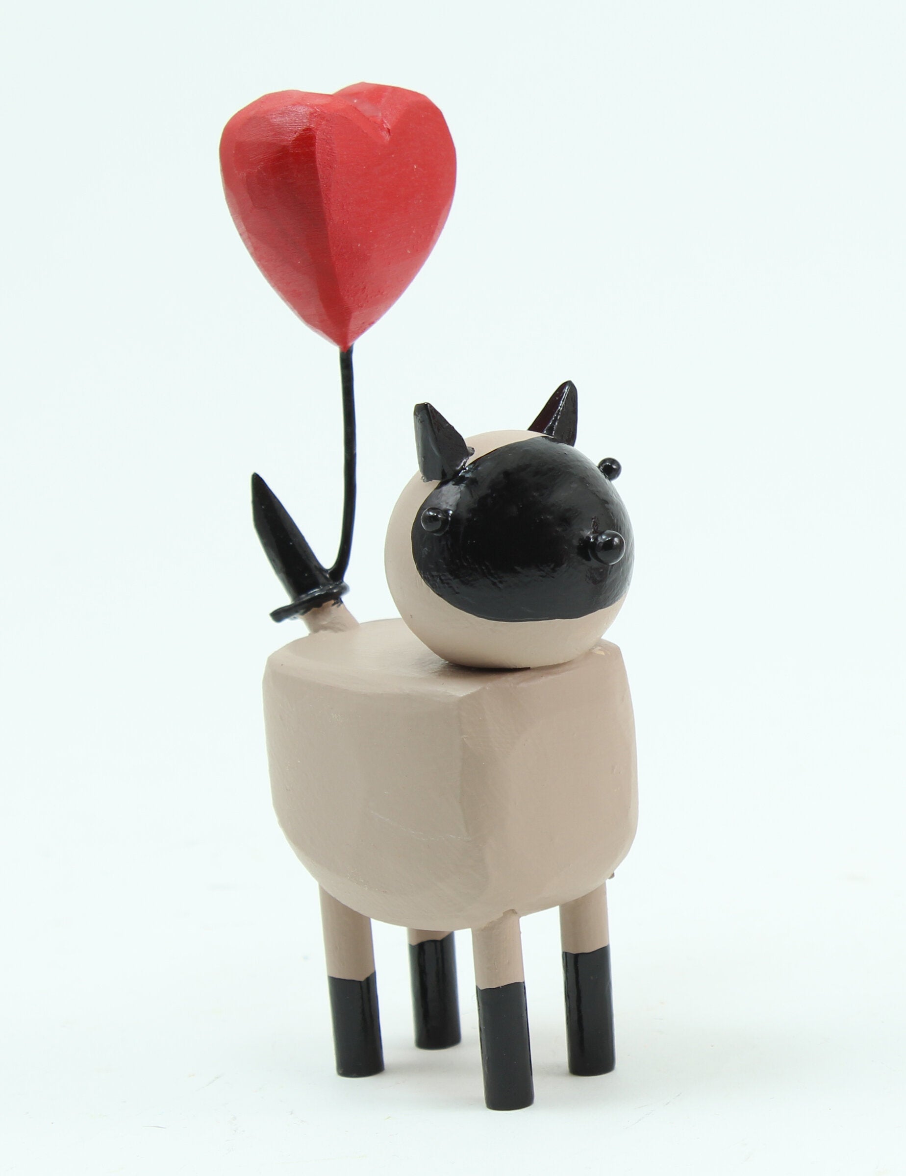 Kitties with Heart Balloons