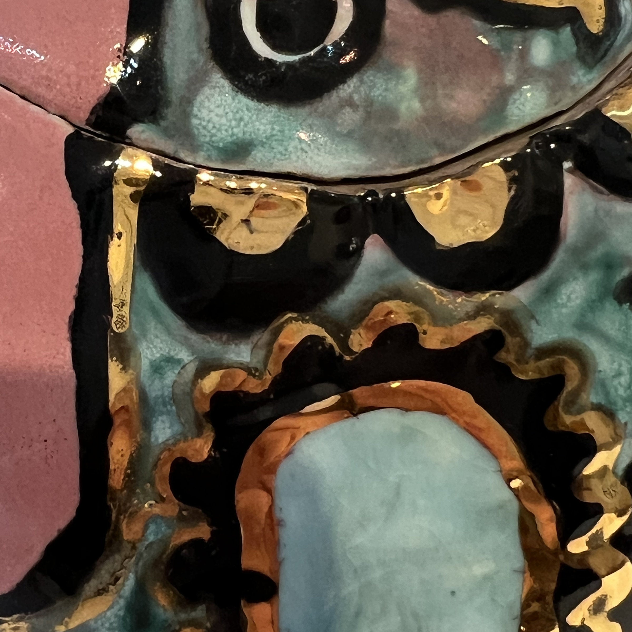 Vibrant Multicolor Ceramic Box