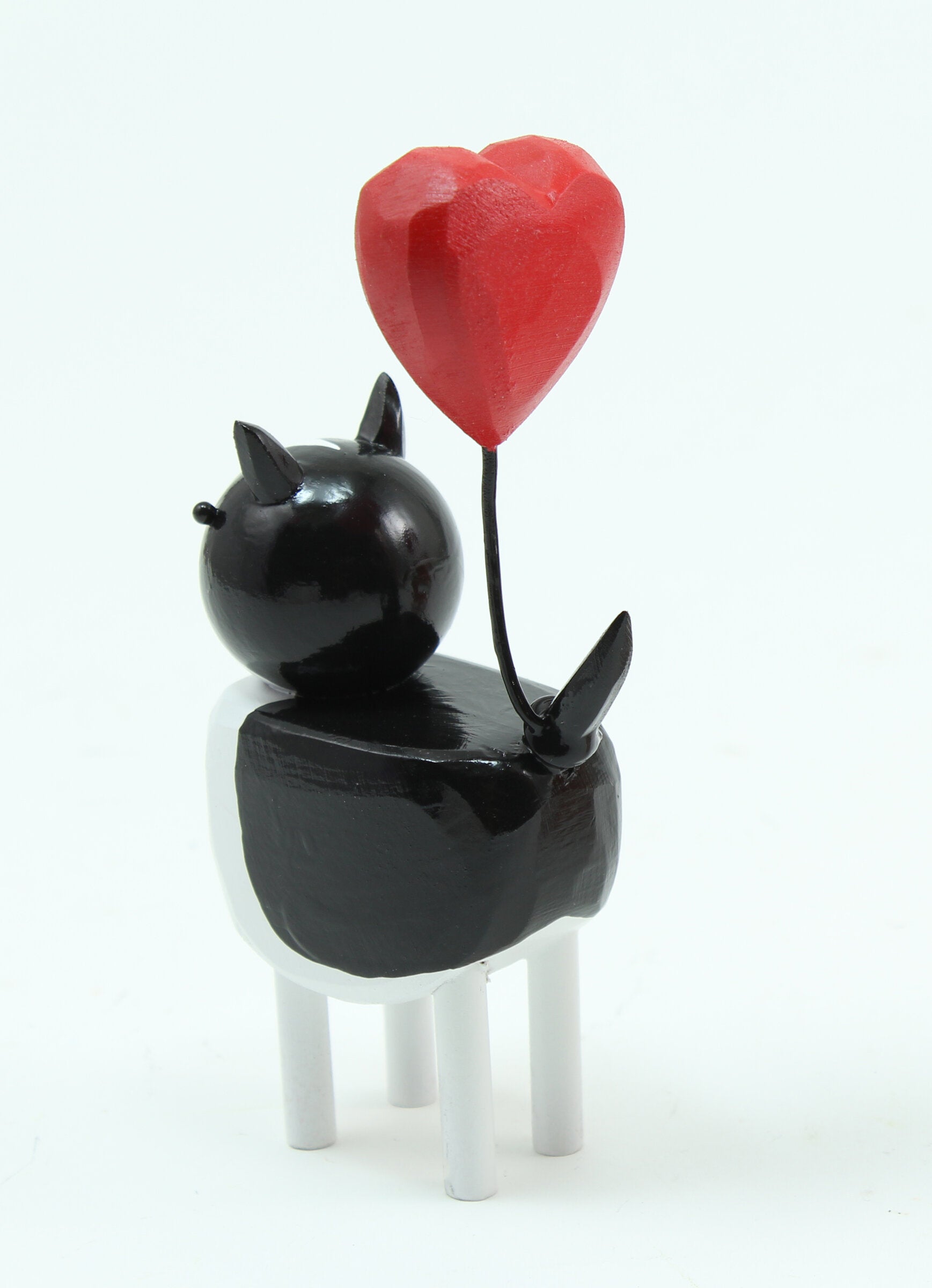 Kitties with Heart Balloons