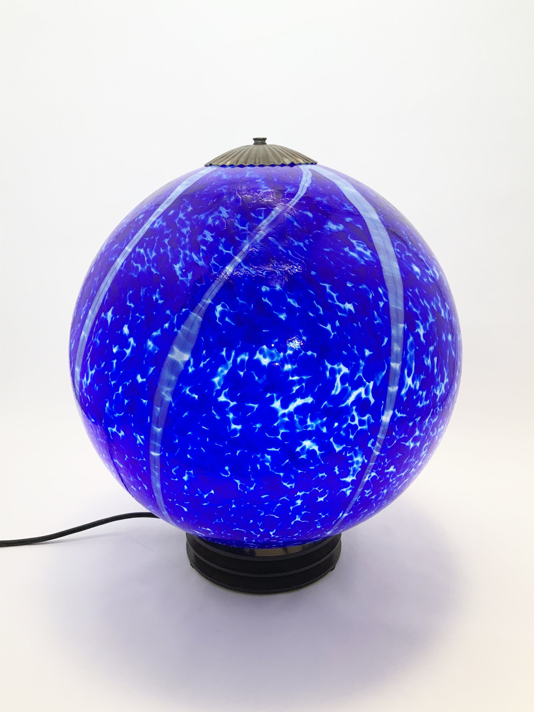 Cobalt Globe Light