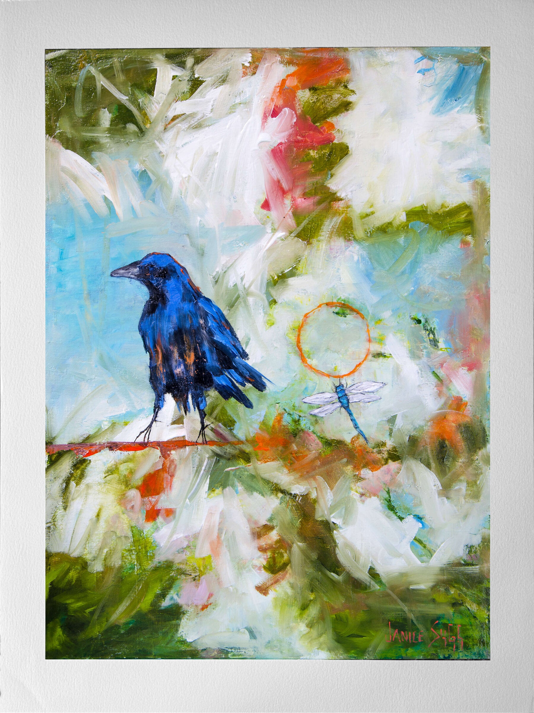 Dragonfly and Crow · Artful Home