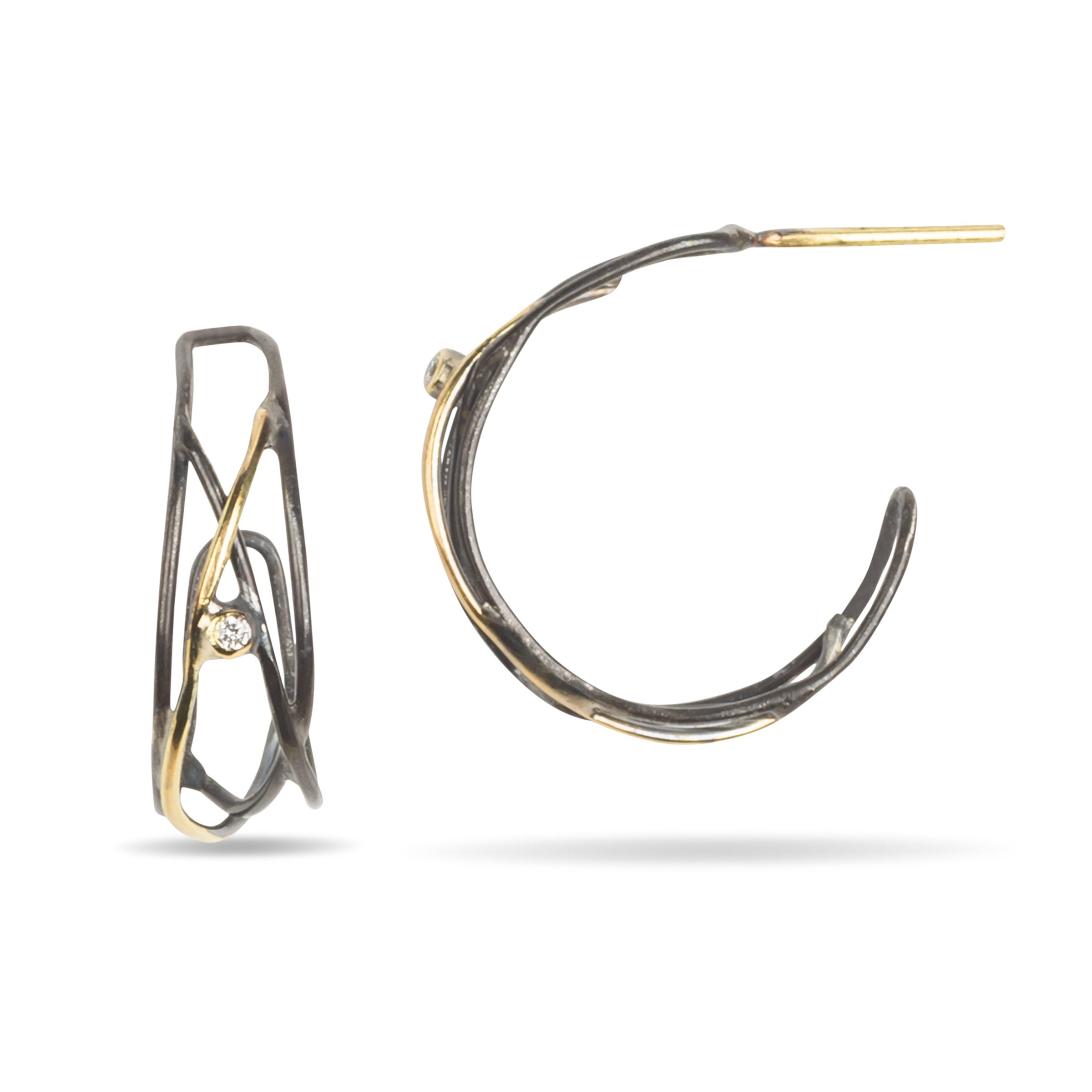 Galaxy Hoop Earrings