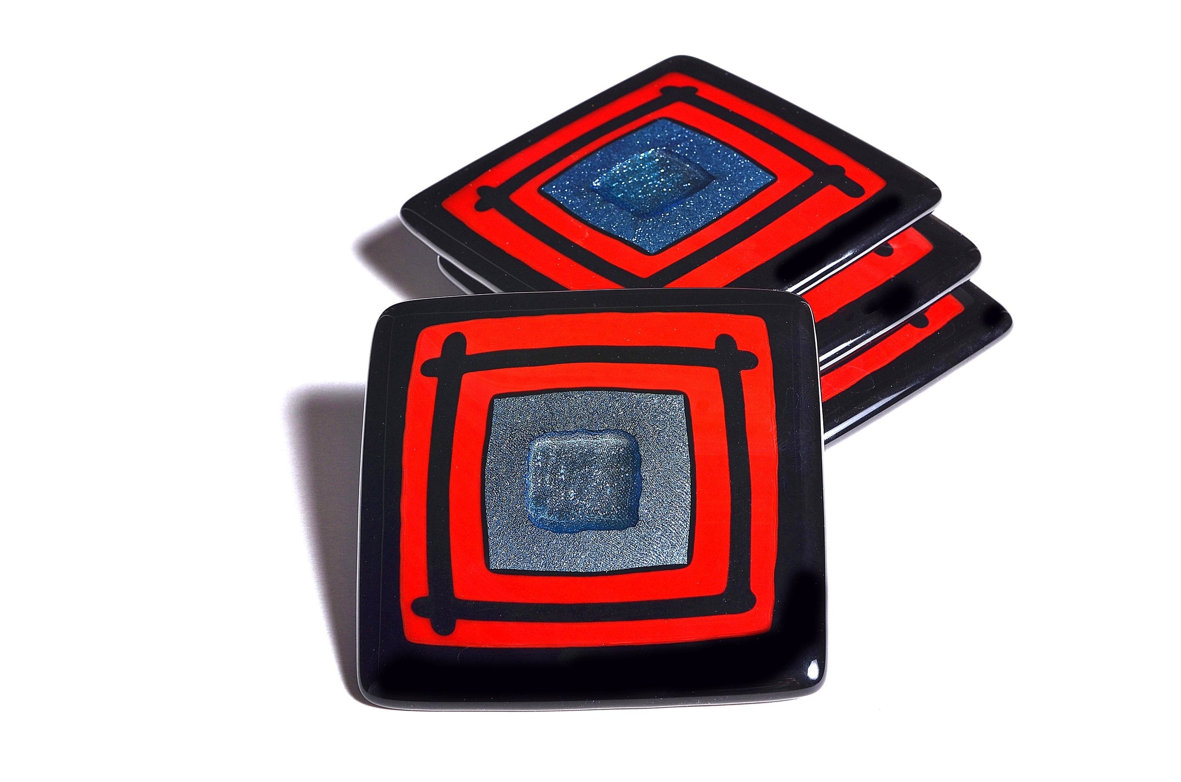 Red Cosmo Coasters