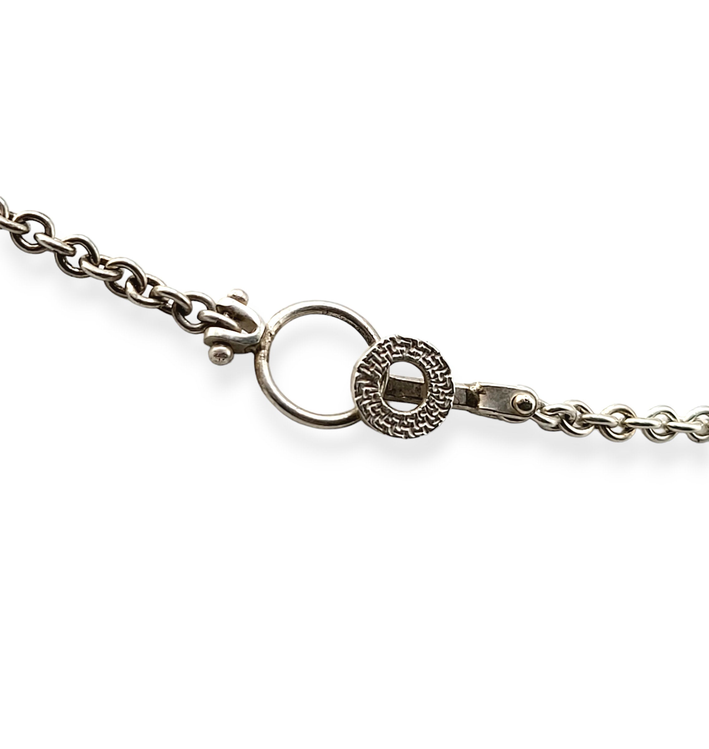 Silver Bubble Gem Pendant