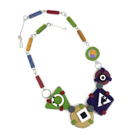 Juxtaposed Shaped Necklace