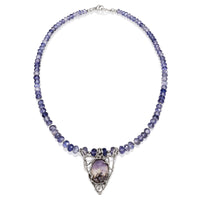 Lavender Spor Mountain Jasper Necklace | Photo by Berlian Arts