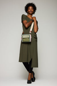 Olive/Pink Multi