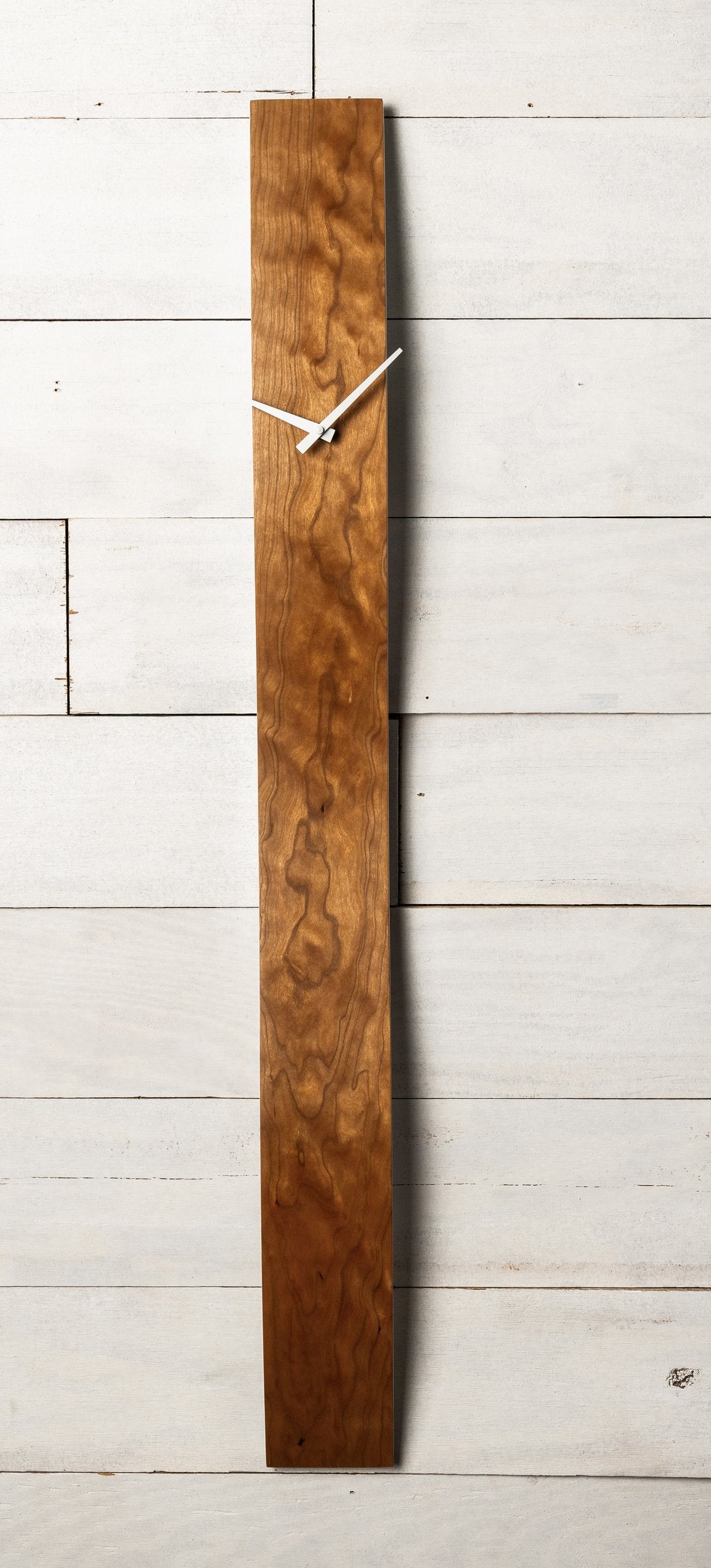 Wave Clock in Cherry
