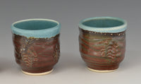 Ocean Driftwood Porcelain Yunomi Set