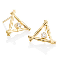 Bamboo Campfire Posts with Diamond