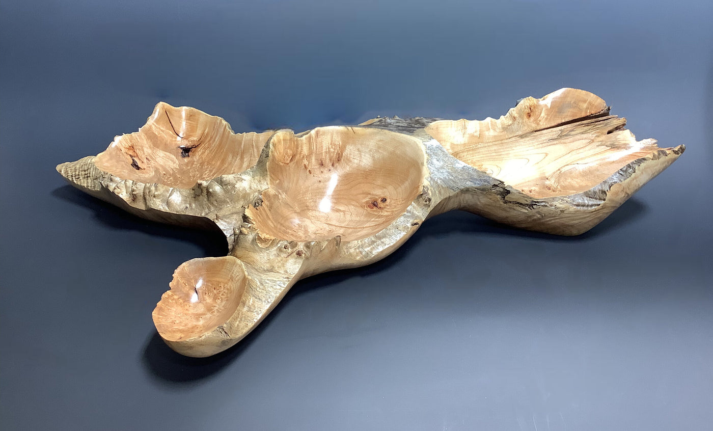Maple Burl Long Platter