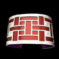 Weave Cuff in Medium
Dark Red
