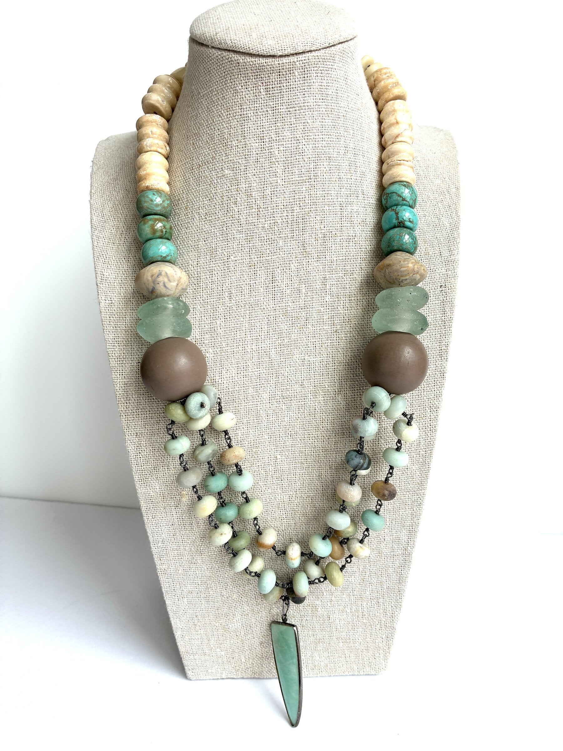 Amazonite Summer Layers Necklace