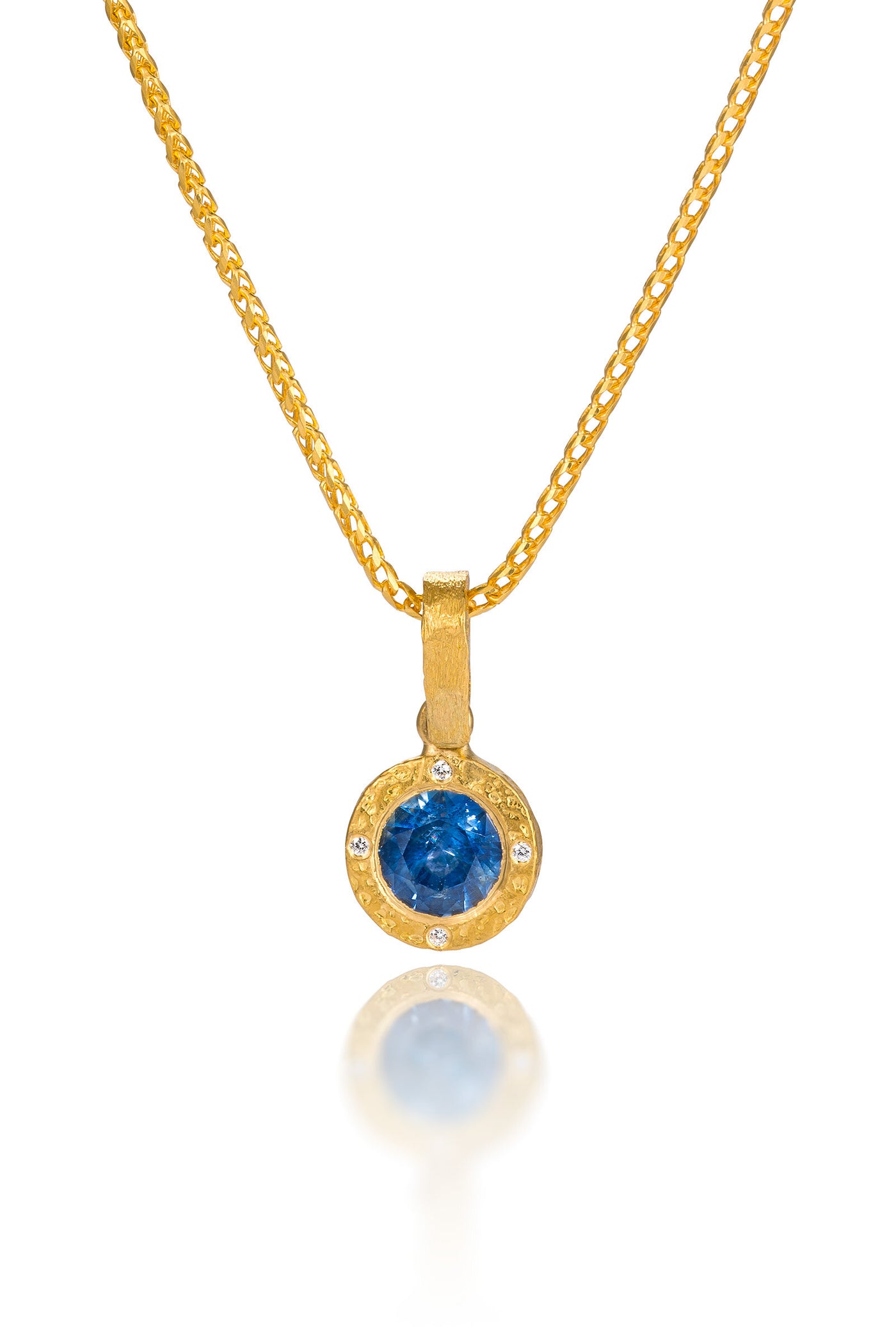 Blue Sapphire Mini Pendant