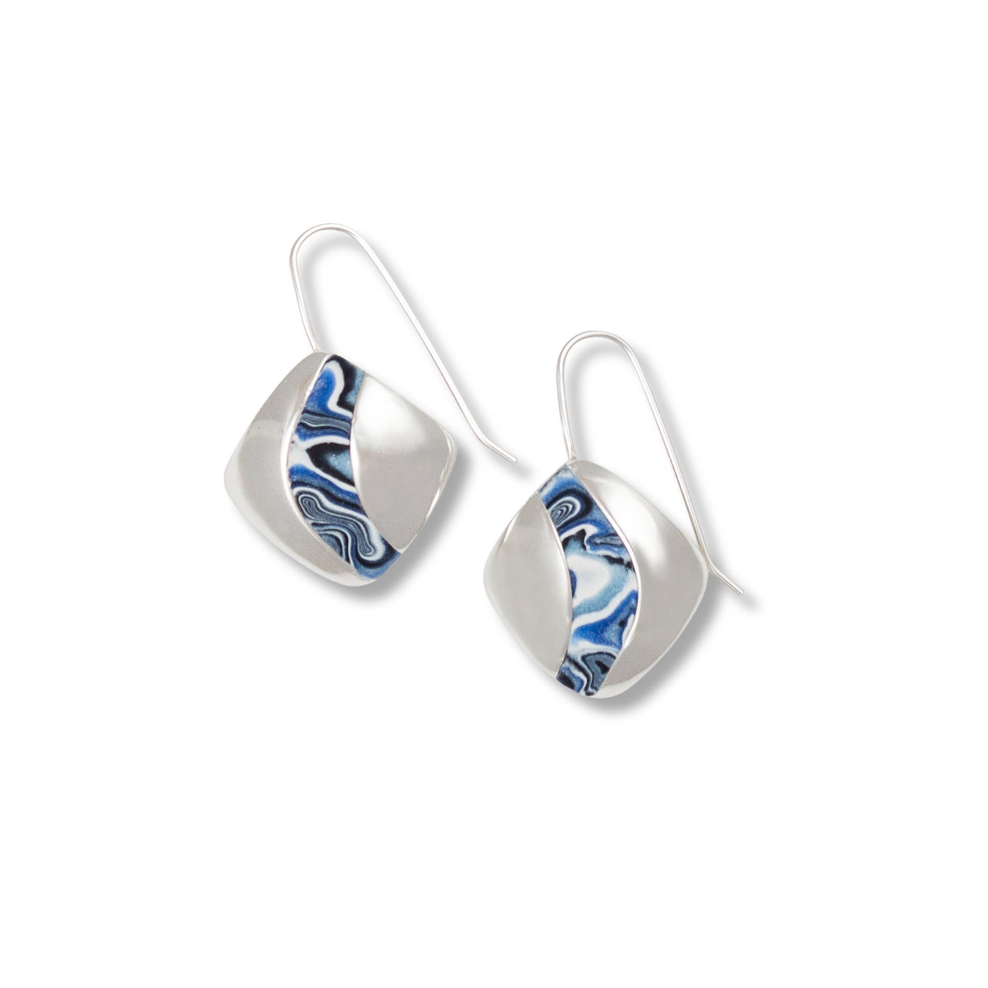 Curvy Diamonds in blue