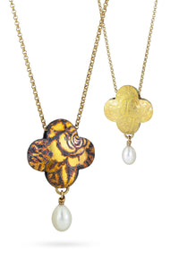 Rose Garden Quatrefoil Pendant