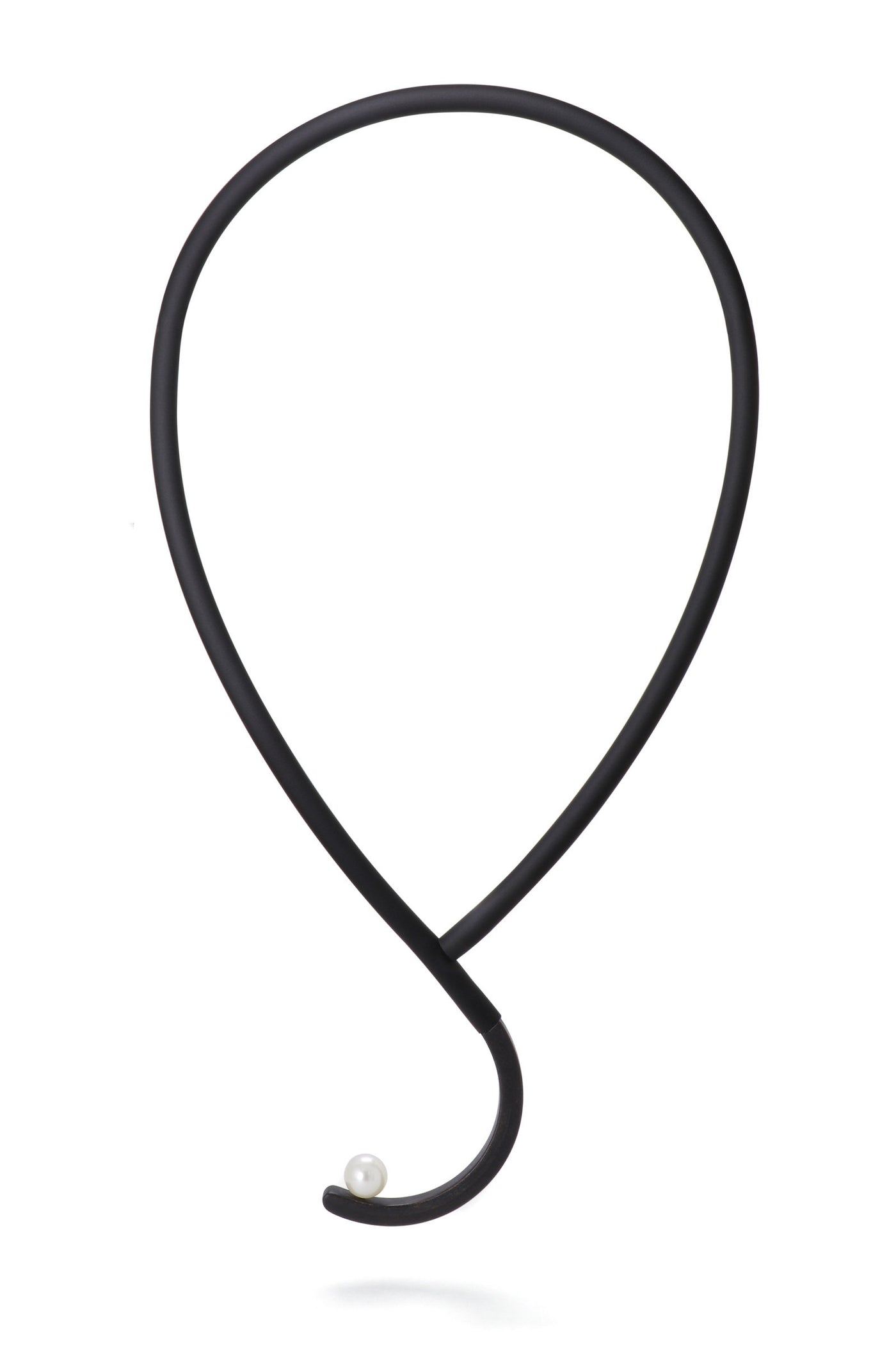Ebonized Comma Necklace