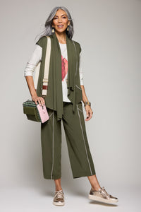 Contrast Stitch Vest