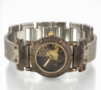 Paper on Silver Watch