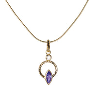 Amethyst with White Topaz Accent