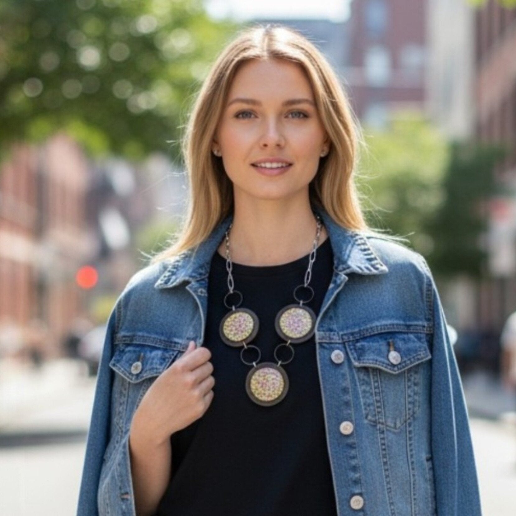 Mandala Mirage Statement Necklace