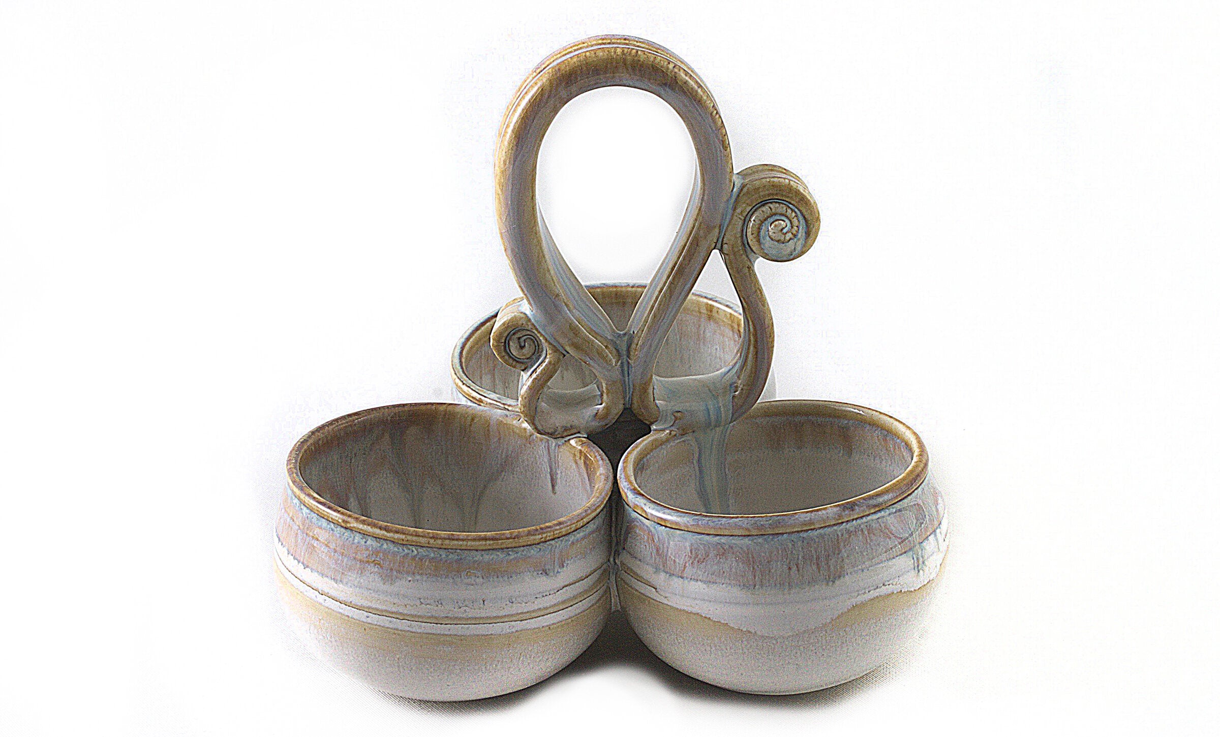 3 Section Condiments Server