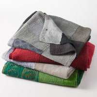 Mosaic Landscape Kantha Throw