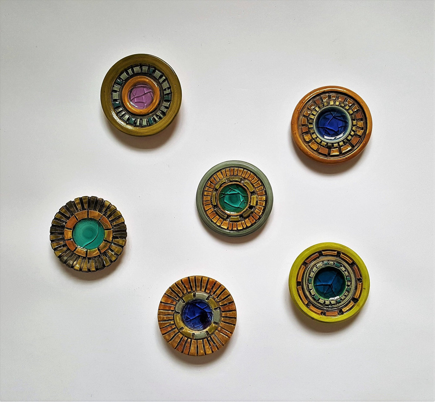 Wall Jewel Circle Grid