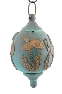 Poppy Verdigris Birdhouse