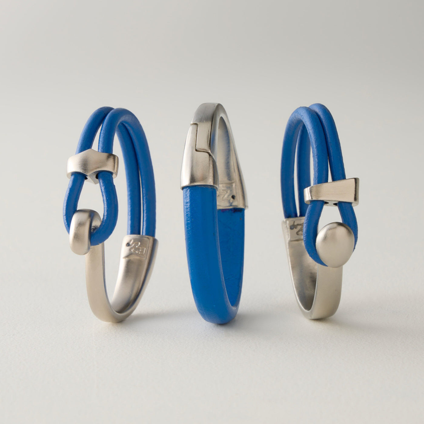 blue/silver set of three