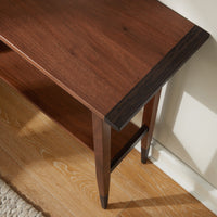 Wenge and Walnut Console Table
