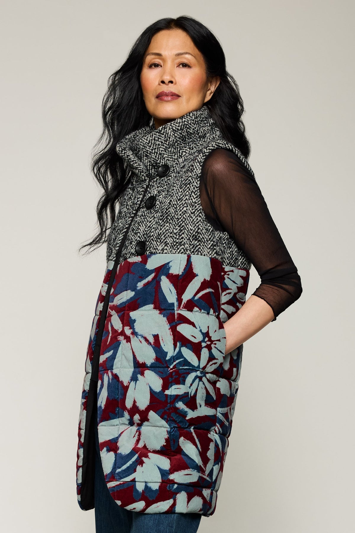 Velveteen Mix Sia Vest