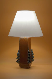 Turquoise Florals Table Lamp