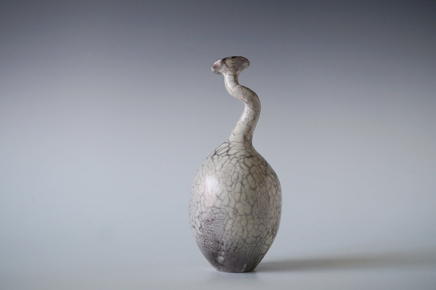 Ceramic Raku Vessel, Naked Raku Firing 19