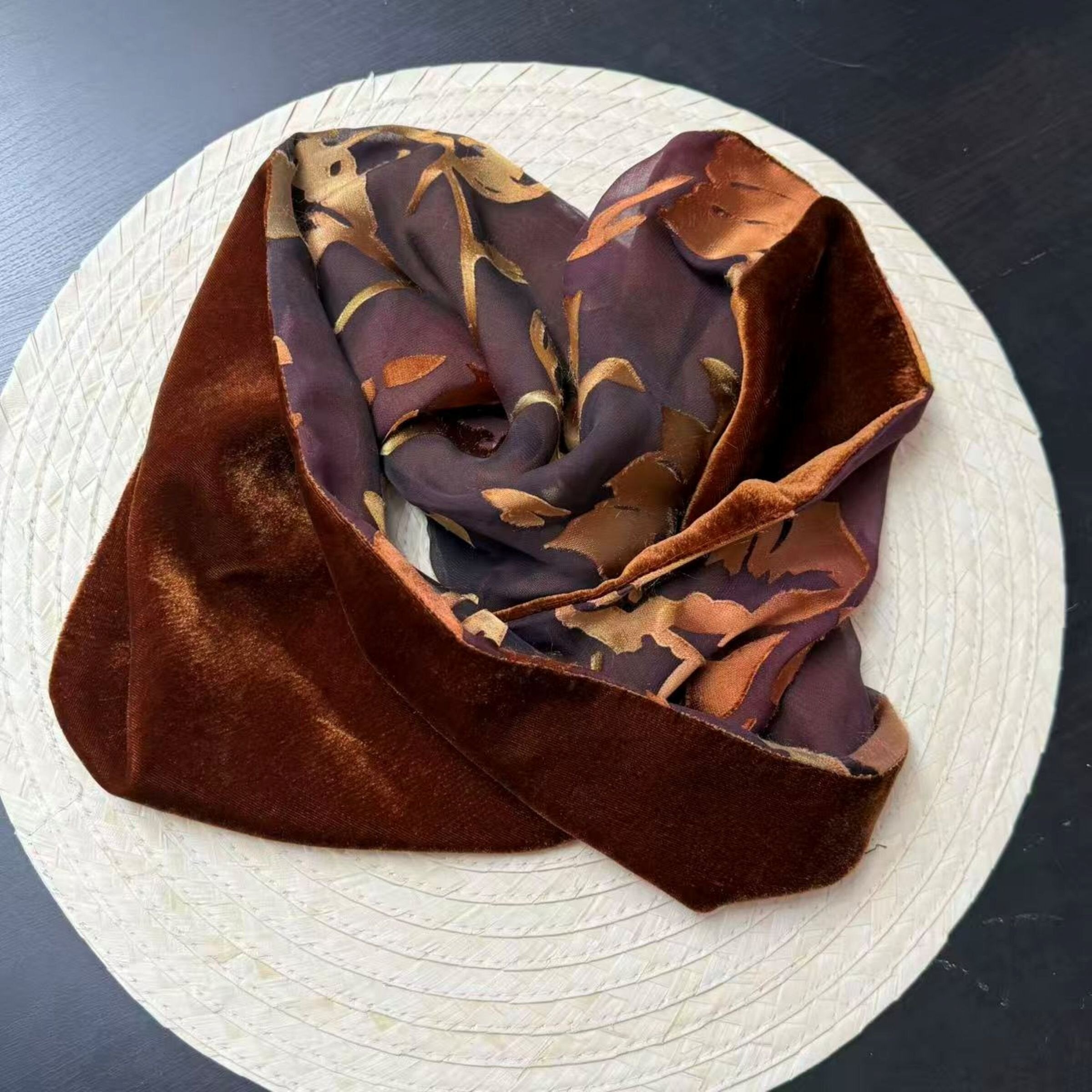 Rustic Charcoal with Golden Brown
