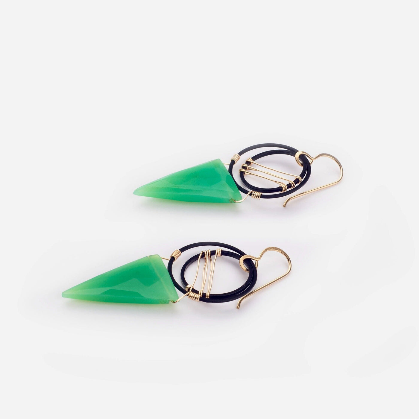 Chrysoprase Ascent Earrings