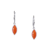 Carnelian Marquise Earrings