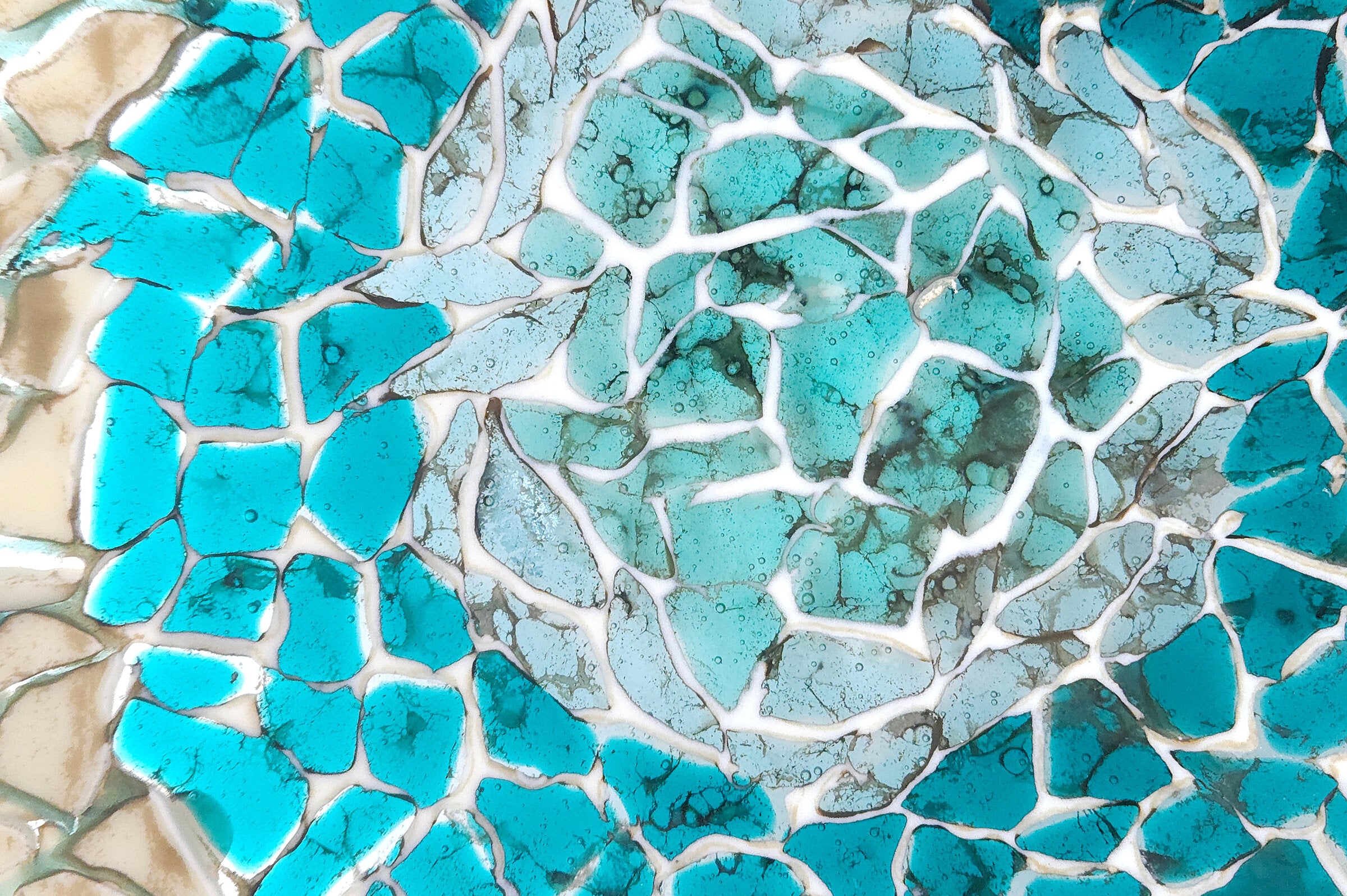 Saunter Series Bowl, Seaside Mosaic