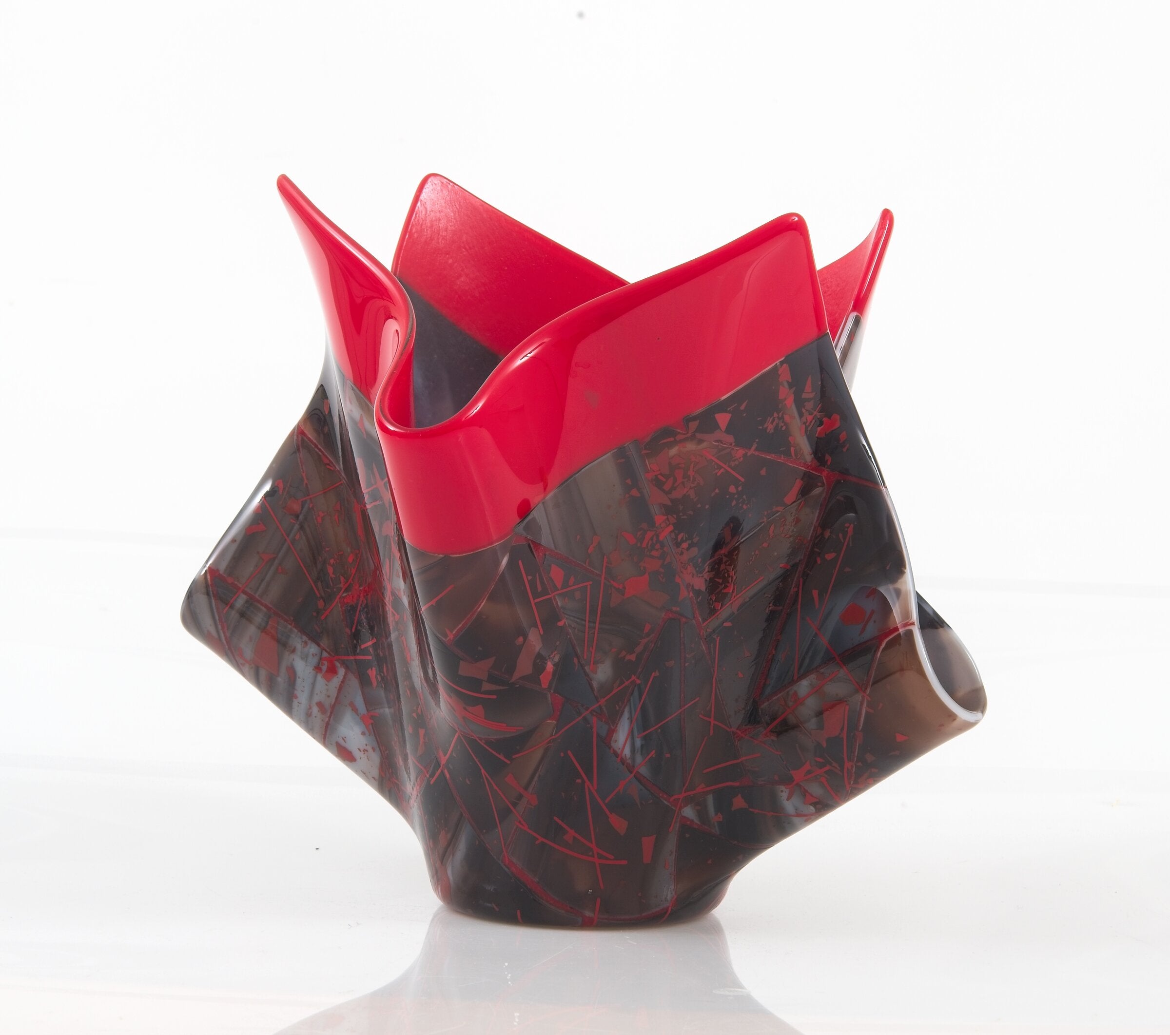 Earth and Fire Art Glass Vessel