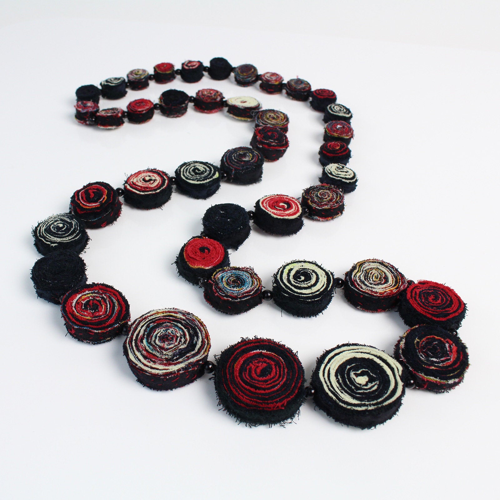 Multicolored Eddy Long Necklace