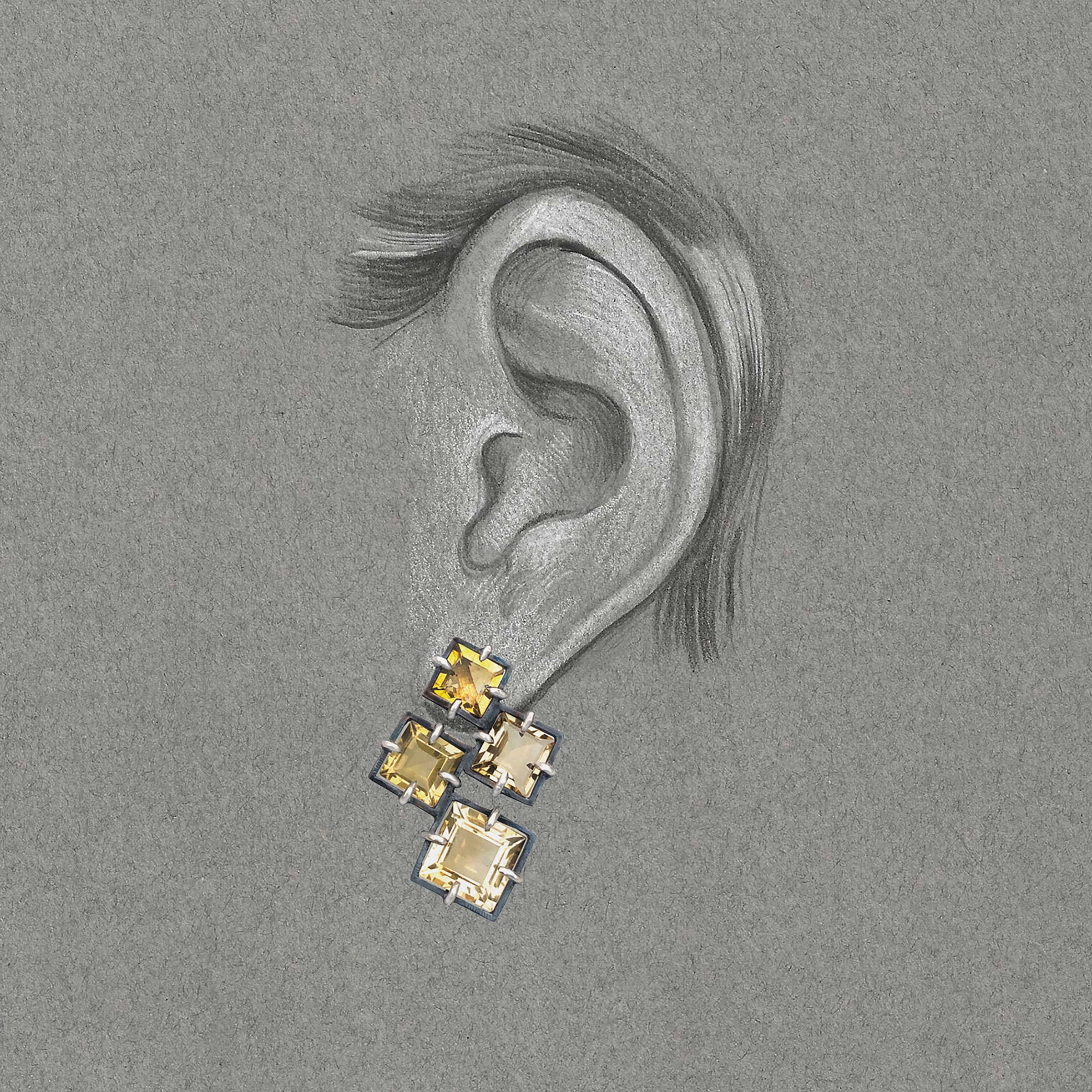Citrine Suzanne Earrings