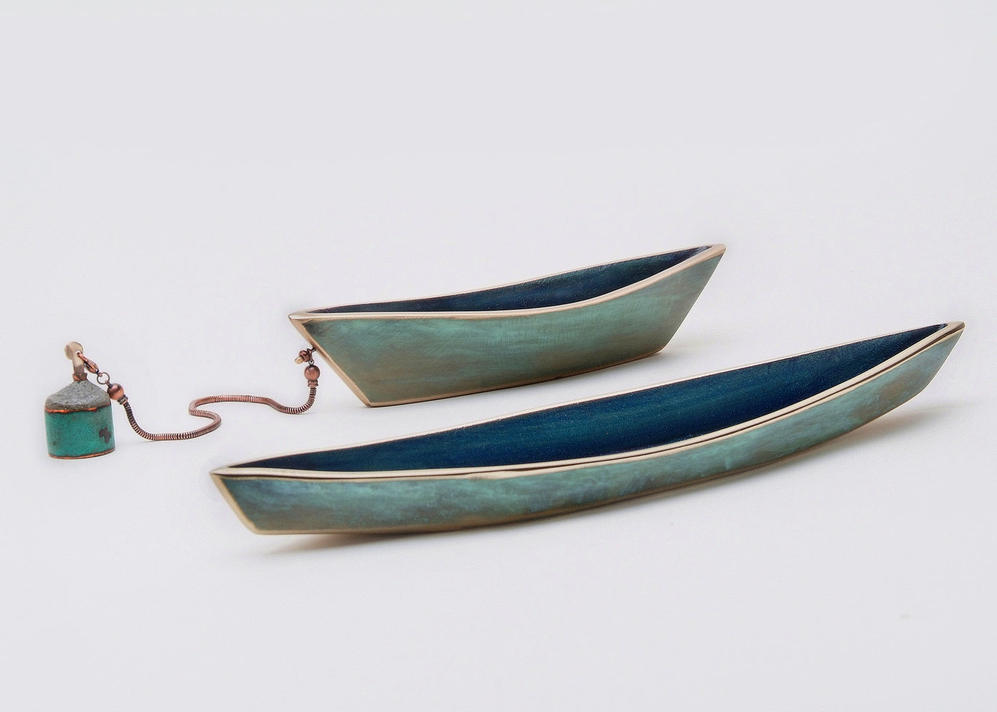Bronze Dory and Bateau