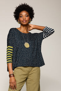 Dot Stripe Playful Tee