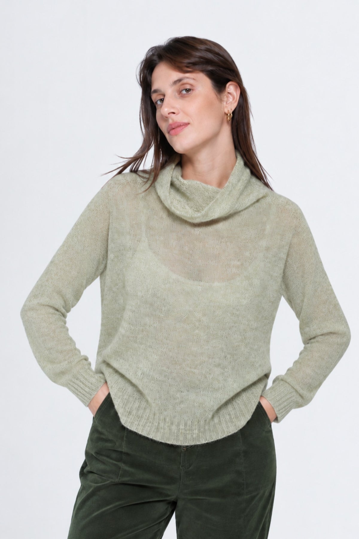 Alpaca Turtleneck Sweater