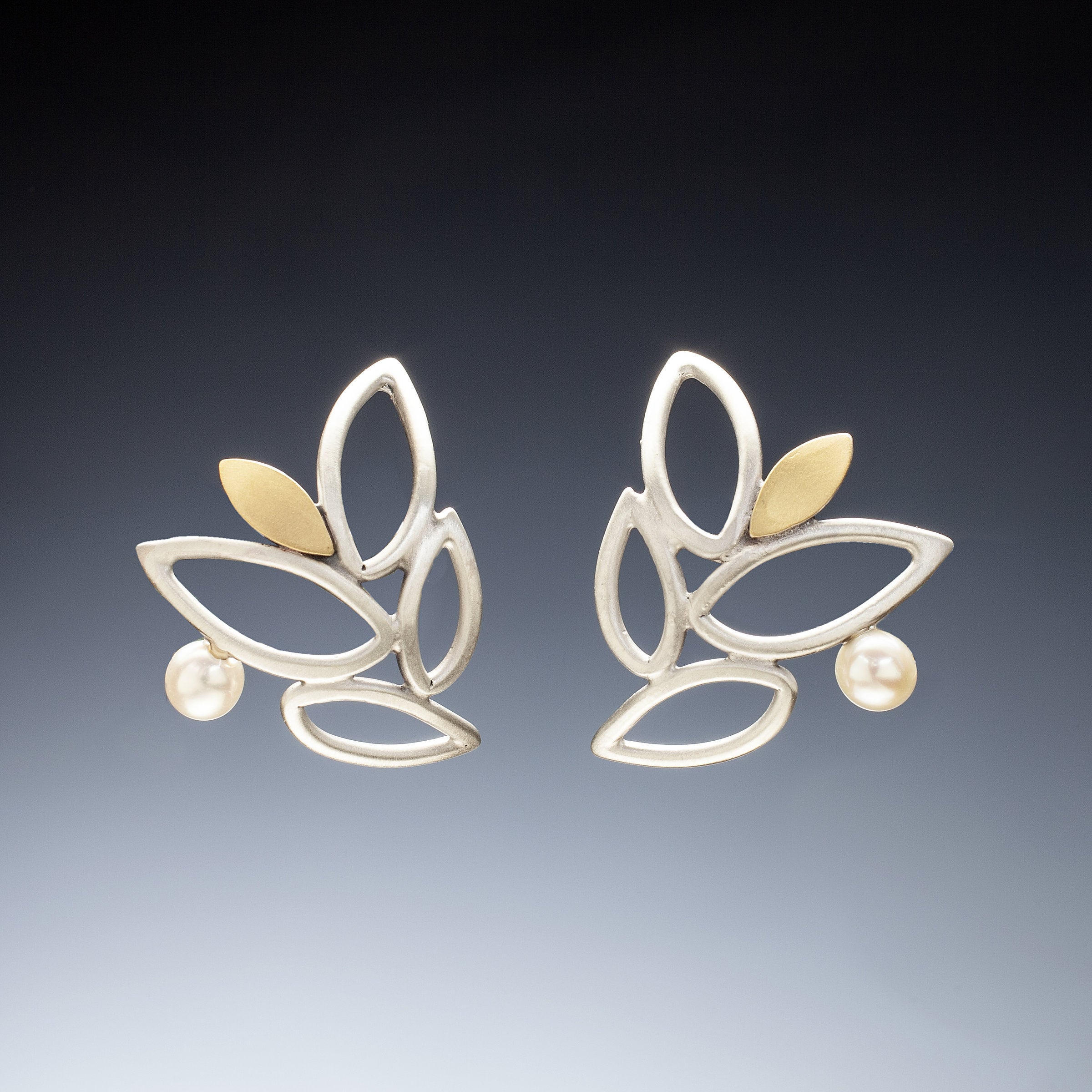 Lace Leaf Earrings