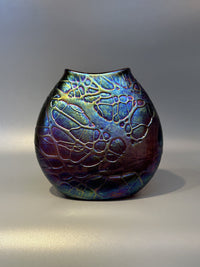 Dark Night Petite Flat Vase