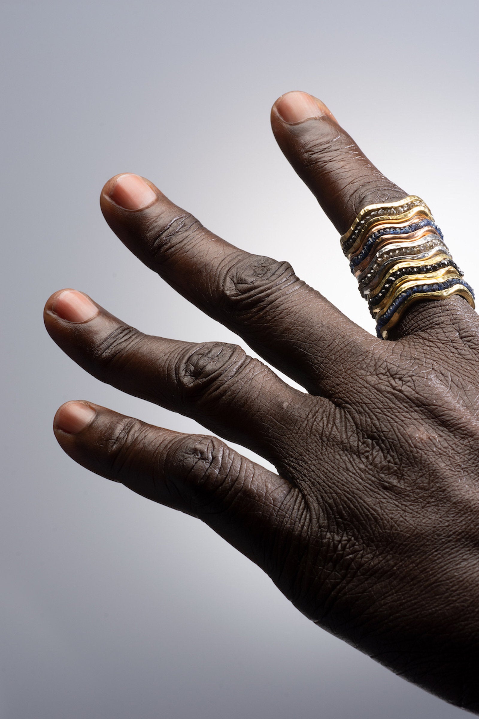 Platinum Wave Ring