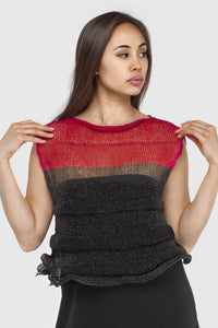 black/red/burgundy
