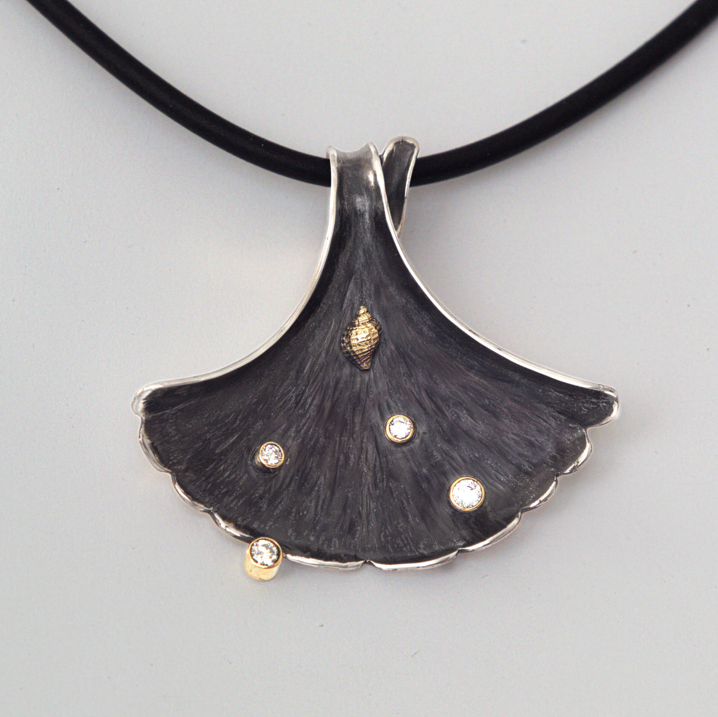 Maine Beach Leaf Necklace