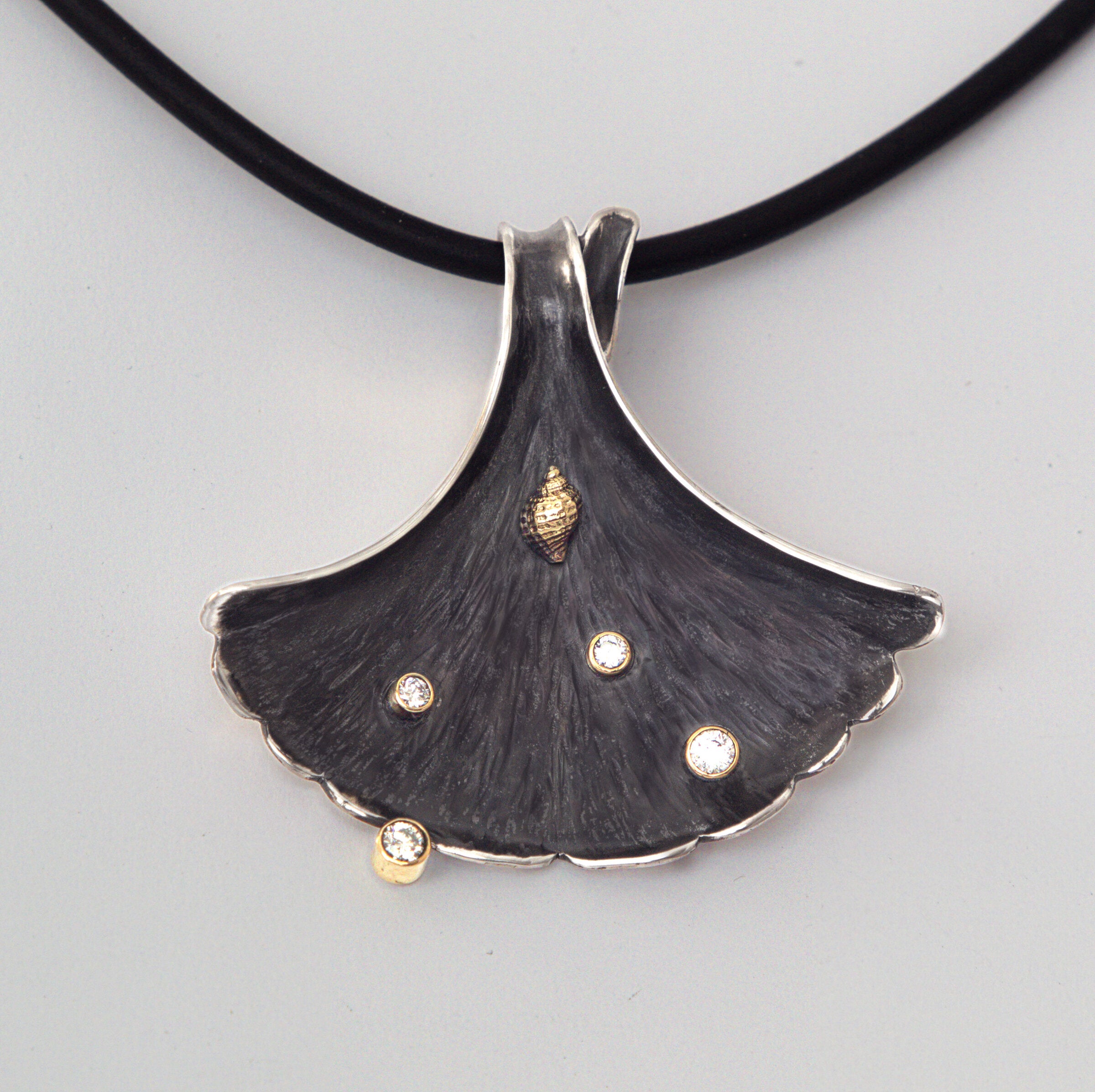 Maine Beach Leaf Necklace